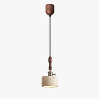 WOMO Travertine Drum Pendant Light - WM3103