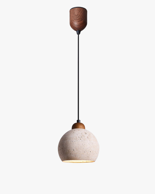 WOMO Travertine Globe Pendant Light - WM3104