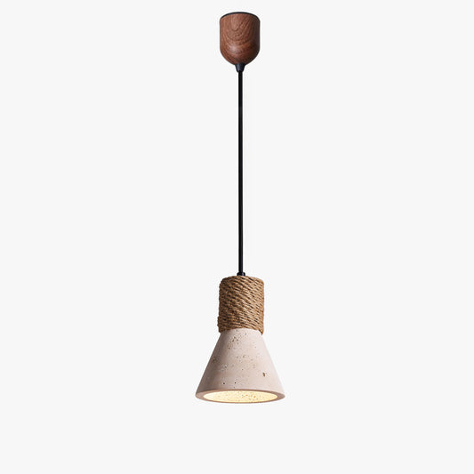 WOMO Travertine Cone Pendant Light - WM3106