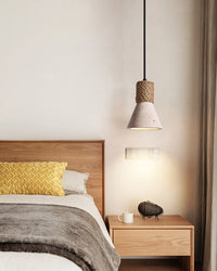 WOMO Travertine Cone Pendant Light - WM3106
