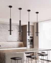 WOMO Travertine Long Cylinder Pendant Light - WM3110