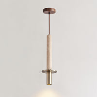 WOMO Travertine Long Cylinder Pendant Light - WM3110