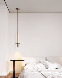 WOMO Travertine Long Cylinder Pendant Light - WM3110