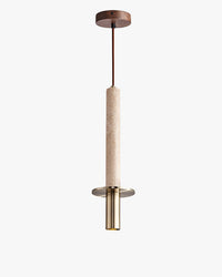 WOMO Travertine Long Cylinder Pendant Light - WM3110