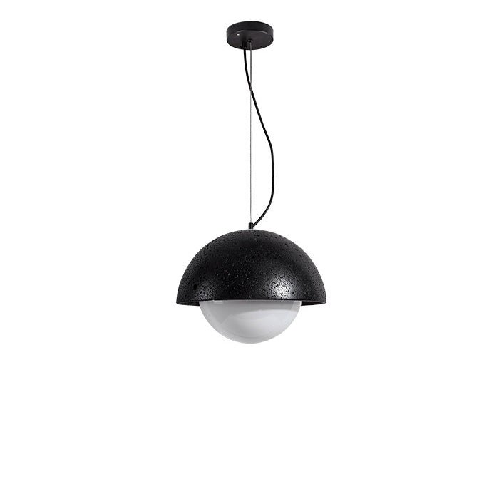 WOMO Natural Travertine Dome Pendant Light - WM3111