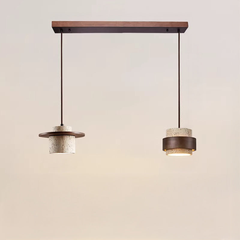 WOMO Multiple Combinations Travertine Pendant Light-WM3113