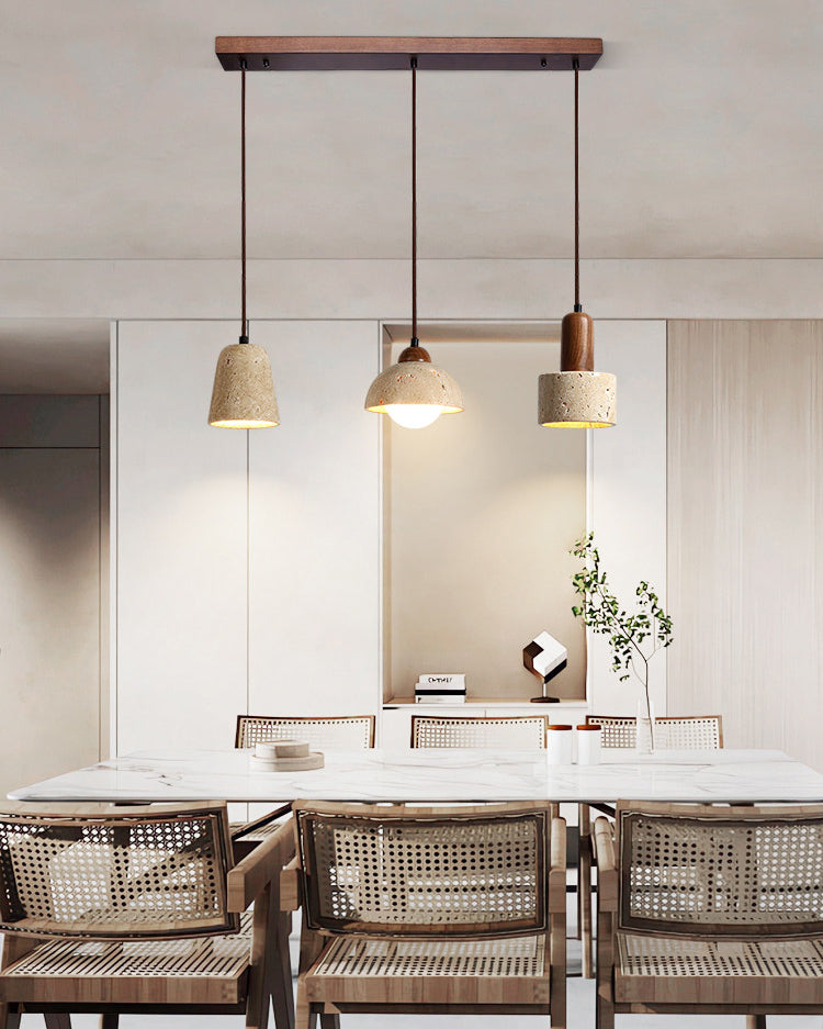 WOMO Multiple Combinations Travertine Pendant Light-WM3113