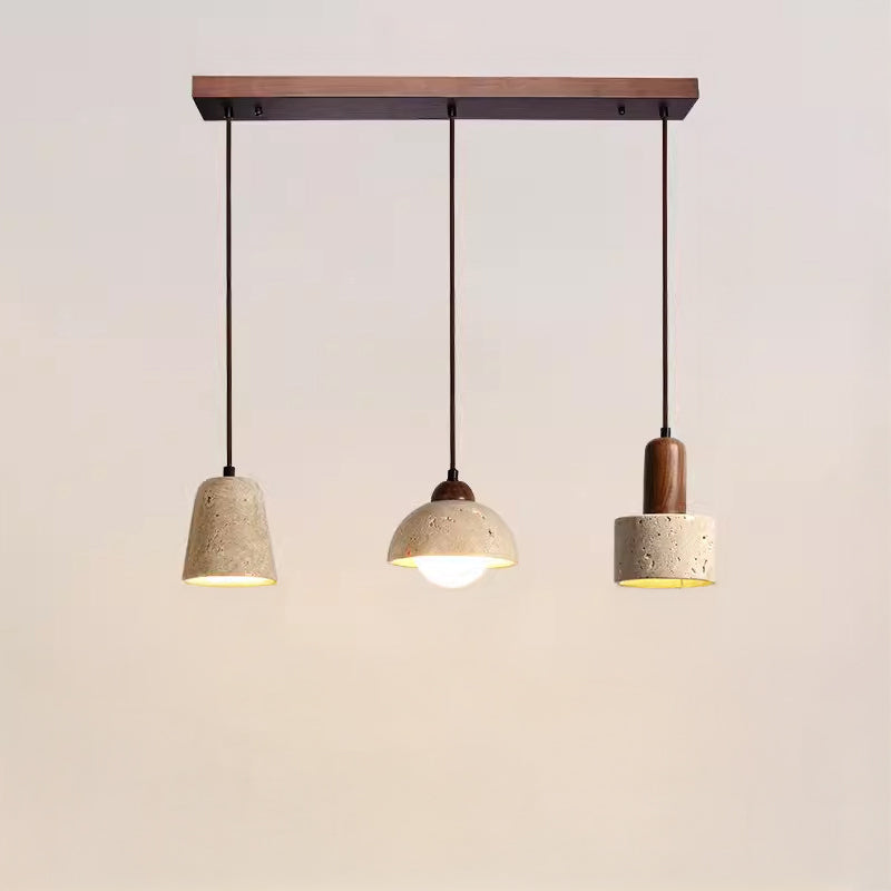 WOMO Multiple Combinations Travertine Pendant Light-WM3113