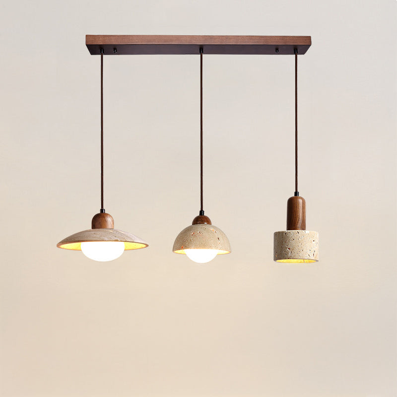 WOMO Multiple Combinations Travertine Pendant Light-WM3113