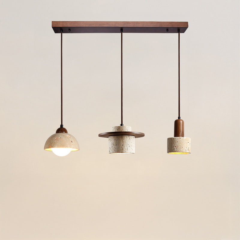 WOMO Multiple Combinations Travertine Pendant Light-WM3113