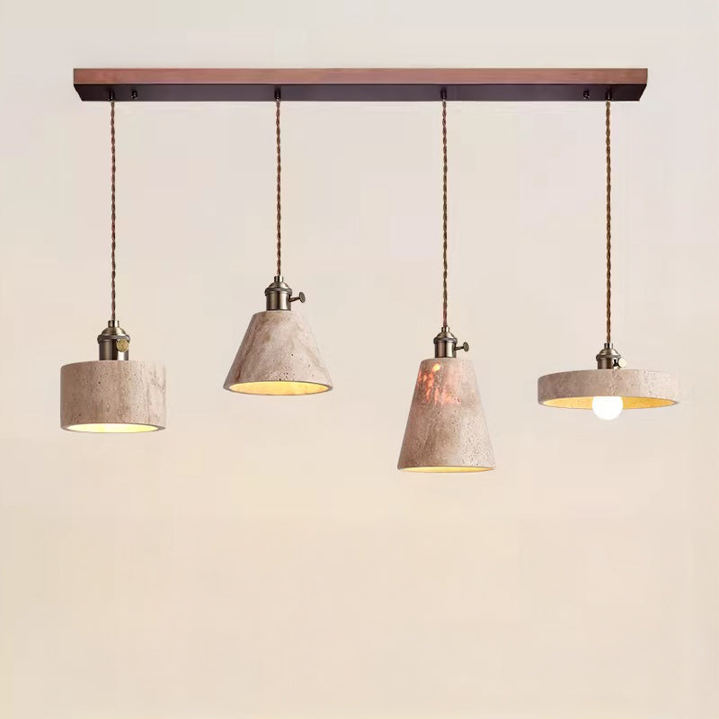 WOMO Multiple Combinations Travertine Pendant Light-WM3113