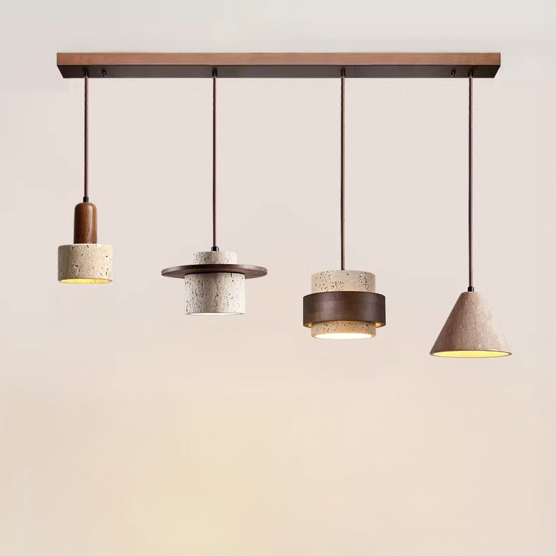 WOMO Multiple Combinations Travertine Pendant Light-WM3113