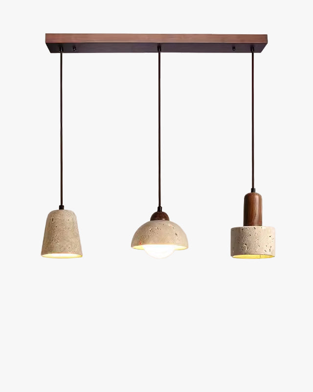 WOMO Multiple Combinations Travertine Pendant Light-WM3113