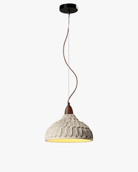 WOMO Engraving Dome Cement Pendant Light-WM3114