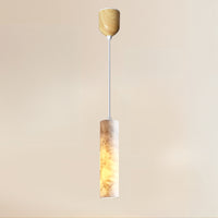 WOMO Cylinder Alabaster Pendant Light-WM3115