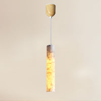 WOMO Cylinder Alabaster Pendant Light-WM3115