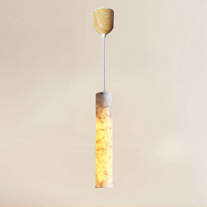 WOMO Cylinder Alabaster Pendant Light-WM3115