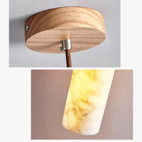 WOMO Cylinder Alabaster Pendant Light-WM3115