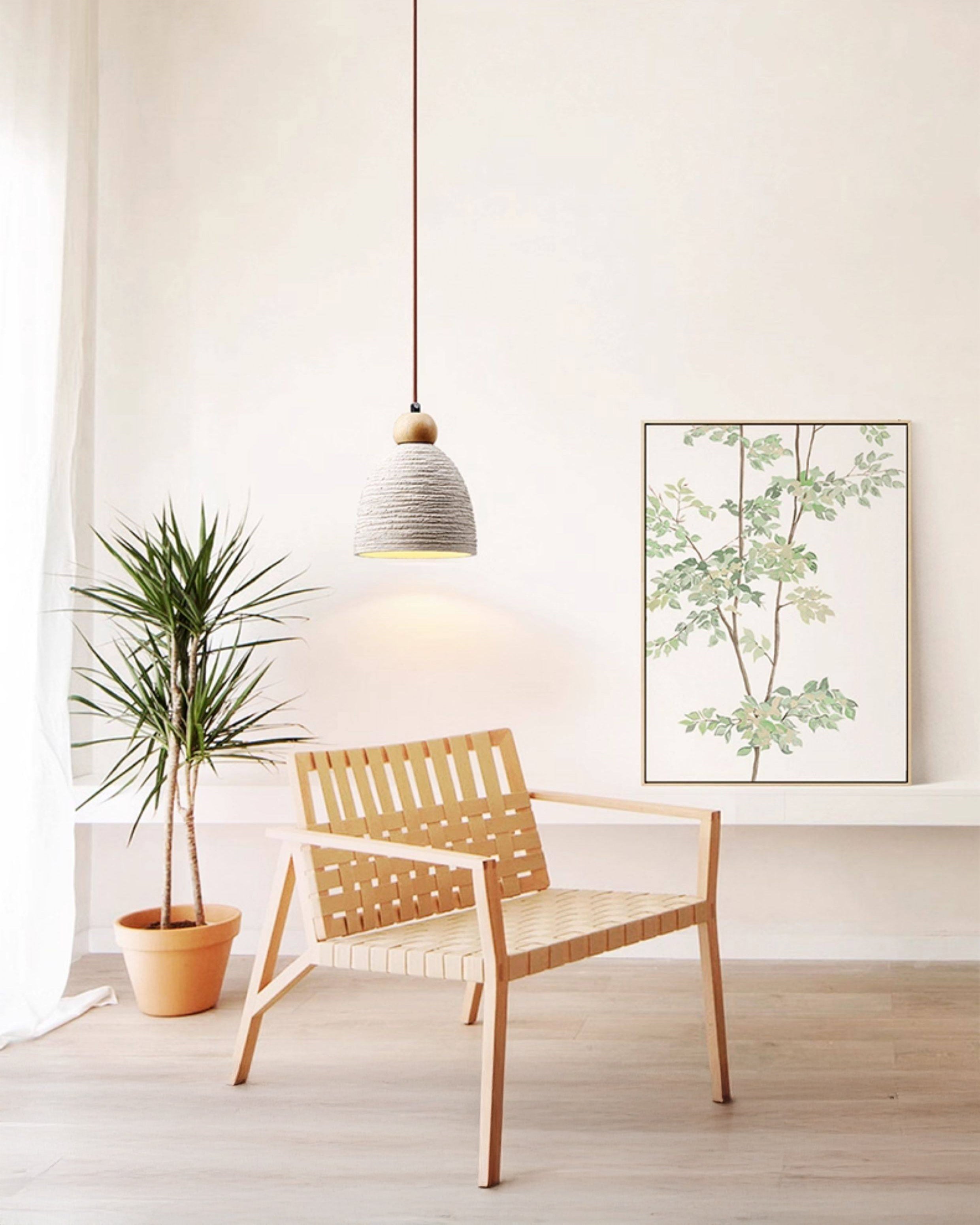 WOMO Cement Dome Pendant Light - WM3119