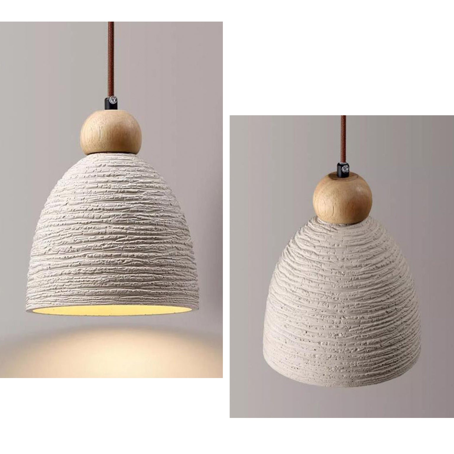 WOMO Cement Dome Pendant Light - WM3119