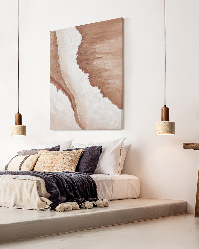 WOMO Travertine Drum Pendant Light - WM3121