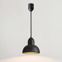 WOMO Black Travertine Cone Pendant Light - WM3122
