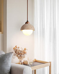 WOMO Travertine Globe Pendant Light - WM3125