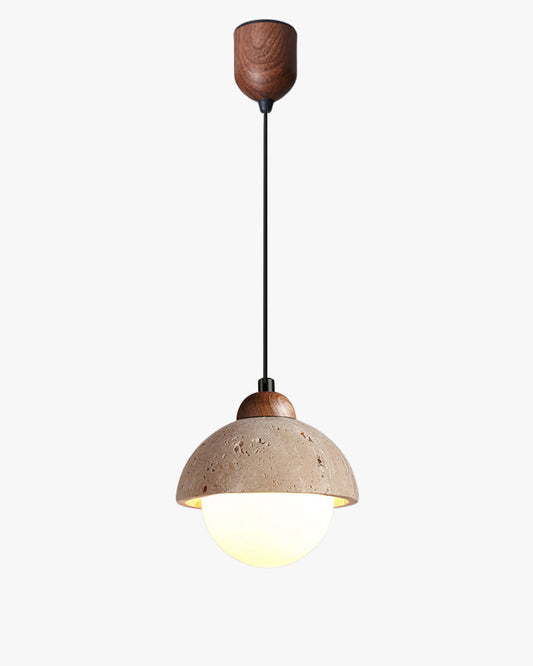 WOMO Travertine Globe Pendant Light - WM3125
