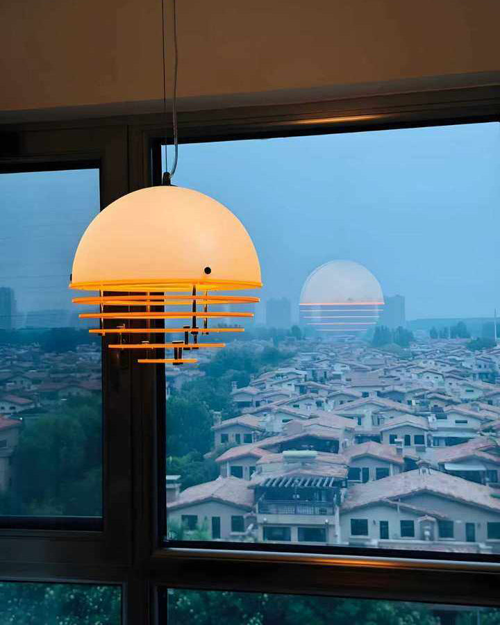 WOMO Contemporary Glass Globe  Pendant Light - WM3126