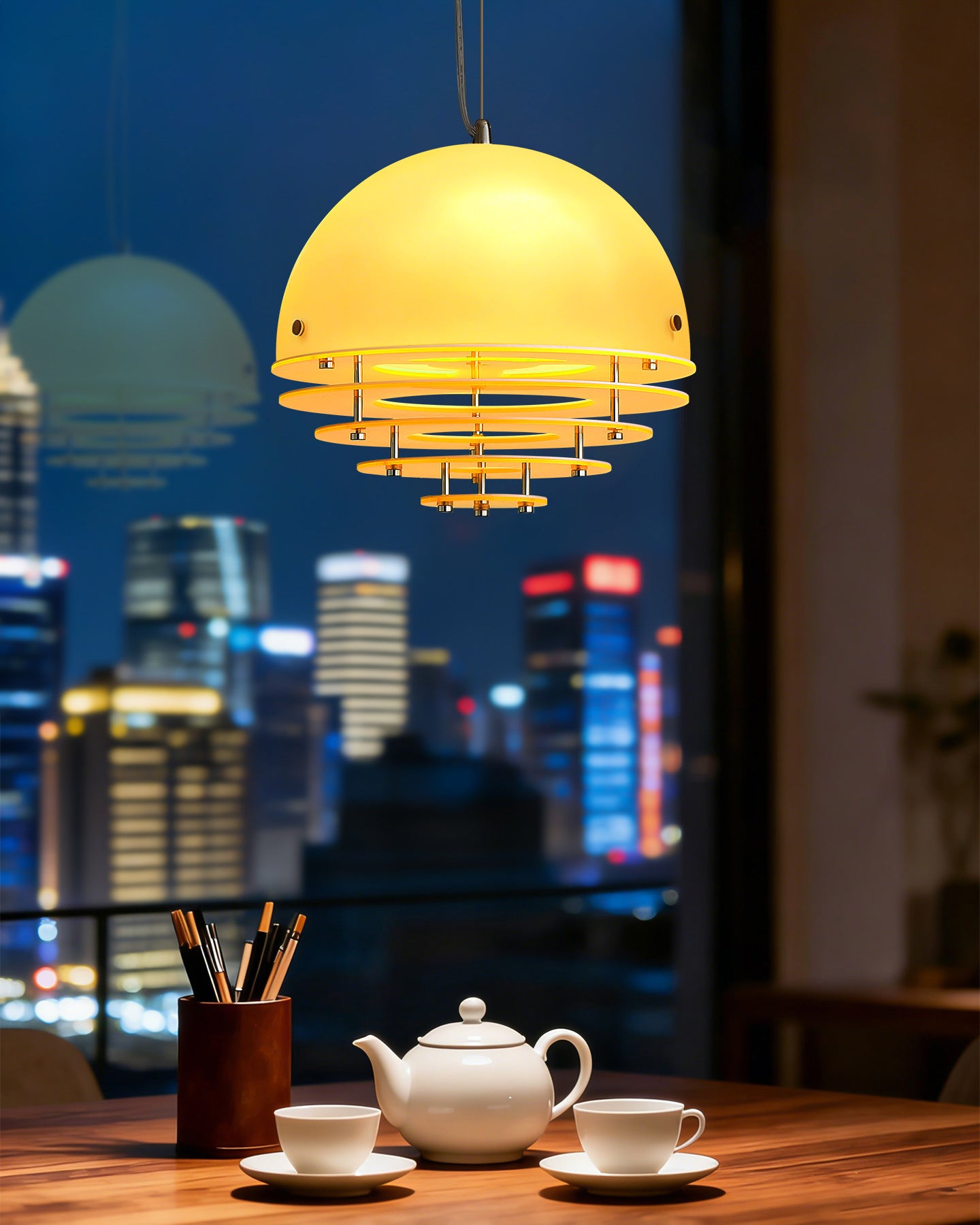 WOMO Contemporary Glass Globe  Pendant Light - WM3126