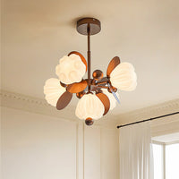 WOMO Multi Glass Flower Pendant Light - WM3127