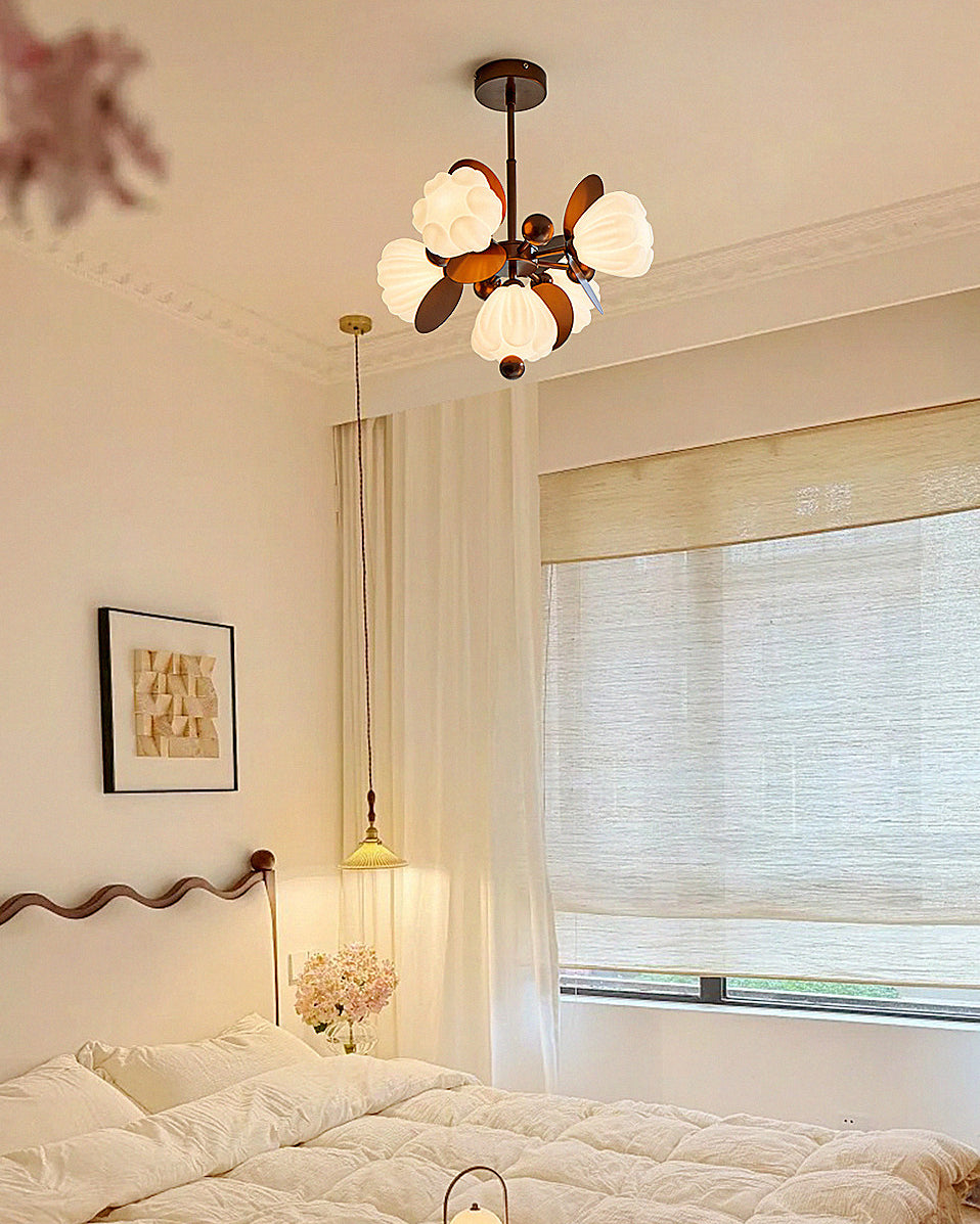 WOMO Multi Glass Flower Pendant Light - WM3127