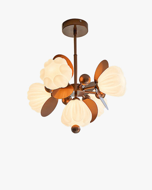 WOMO Multi Glass Flower Pendant Light - WM3127