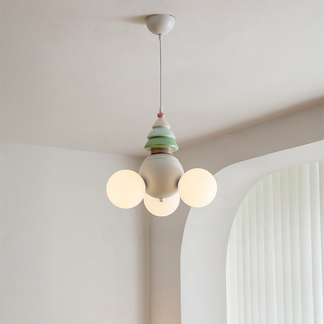 WOMO Contemporary Resin Globe Pendant Light - WM3130