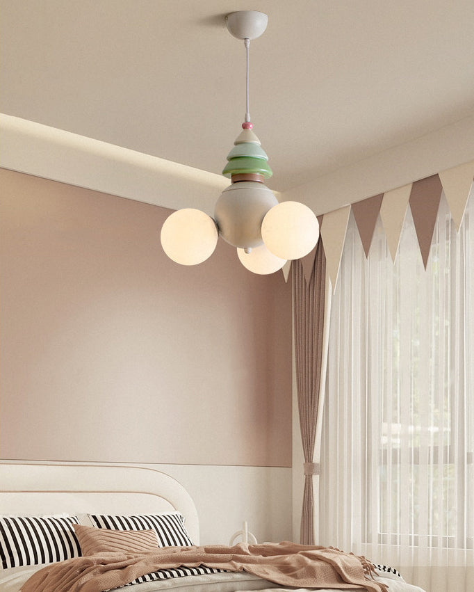 WOMO Contemporary Resin Globe Pendant Light - WM3130