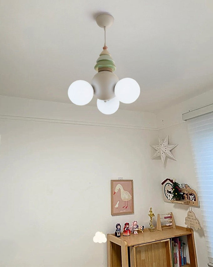 WOMO Contemporary Resin Globe Pendant Light - WM3130