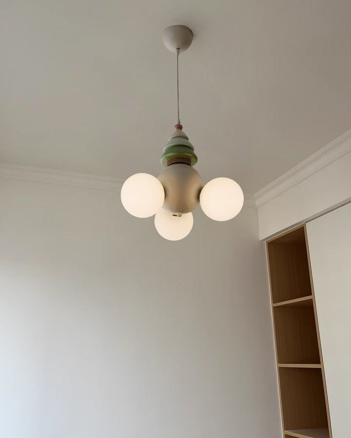 WOMO Contemporary Resin Globe Pendant Light - WM3130