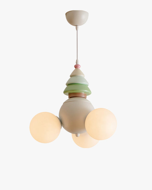 WOMO Contemporary Resin Globe Pendant Light - WM3130