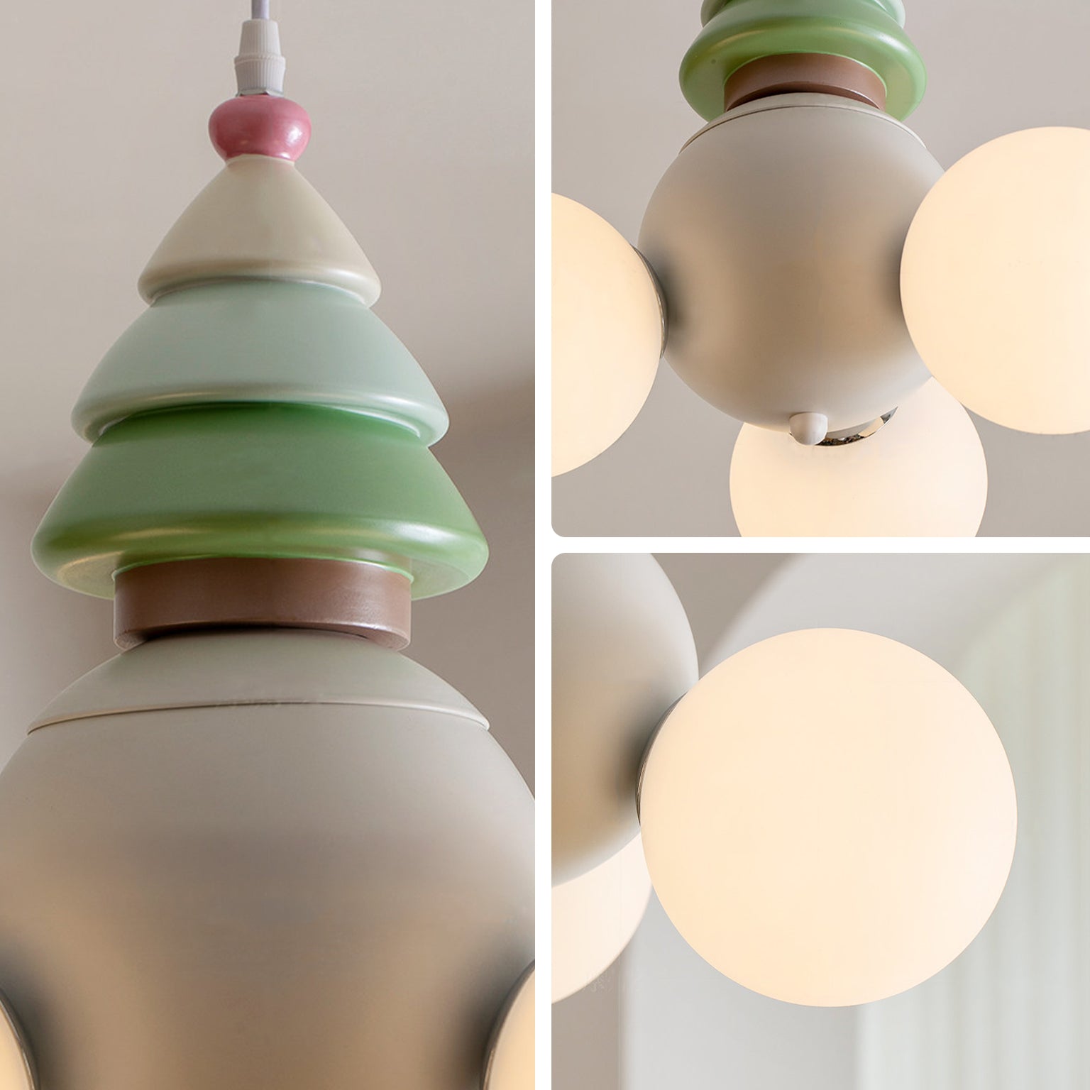 WOMO Contemporary Resin Globe Pendant Light - WM3130