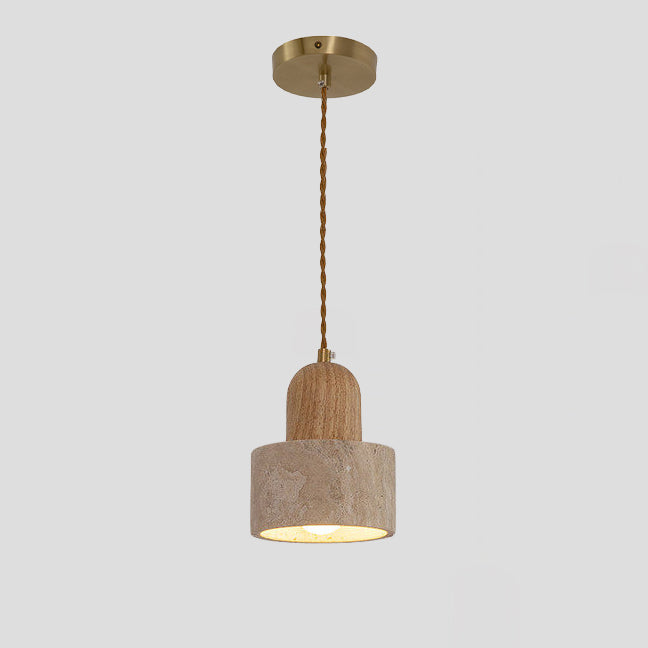 WOMO Travertinel Column Pendant Light - WM3131