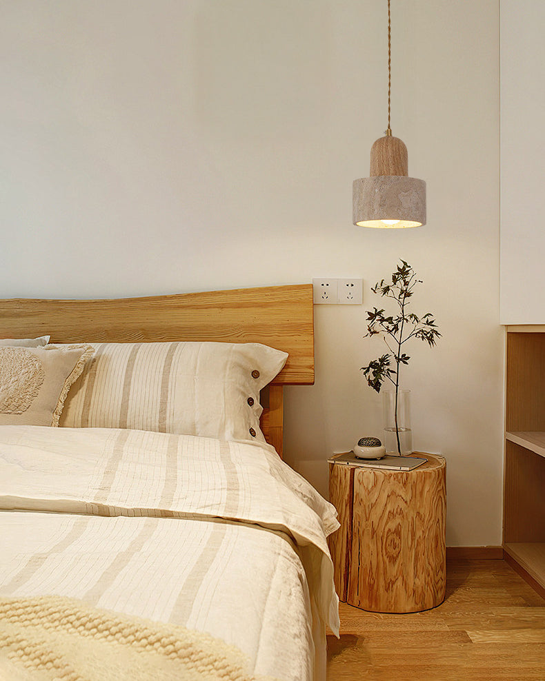 WOMO Travertinel Column Pendant Light - WM3131