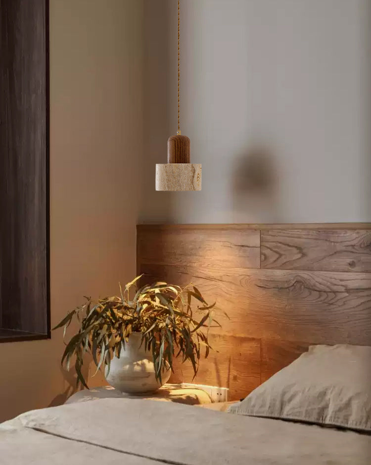 WOMO Travertinel Column Pendant Light - WM3131