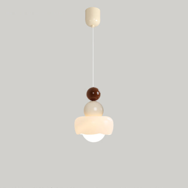 WOMO Resin Glass Flower Pendant Light - WM3133