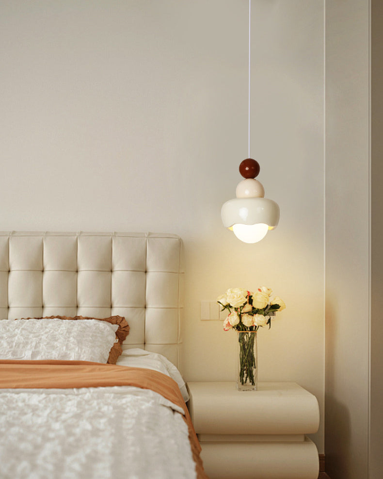WOMO Resin Glass Flower Pendant Light - WM3133
