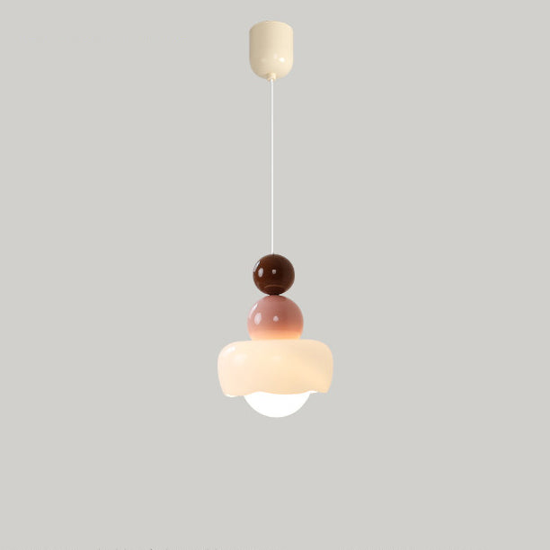 WOMO Resin Glass Flower Pendant Light - WM3133
