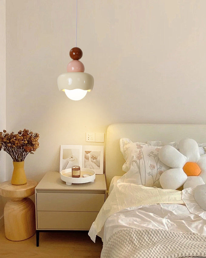 WOMO Resin Glass Flower Pendant Light - WM3133