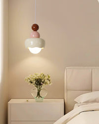 WOMO Resin Glass Flower Pendant Light - WM3133