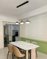 WOMO Linear Multi Globe Glass Pendant Light - WM3135