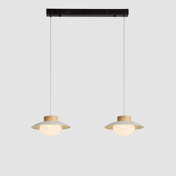 WOMO Linear Multi Globe Glass Pendant Light - WM3135