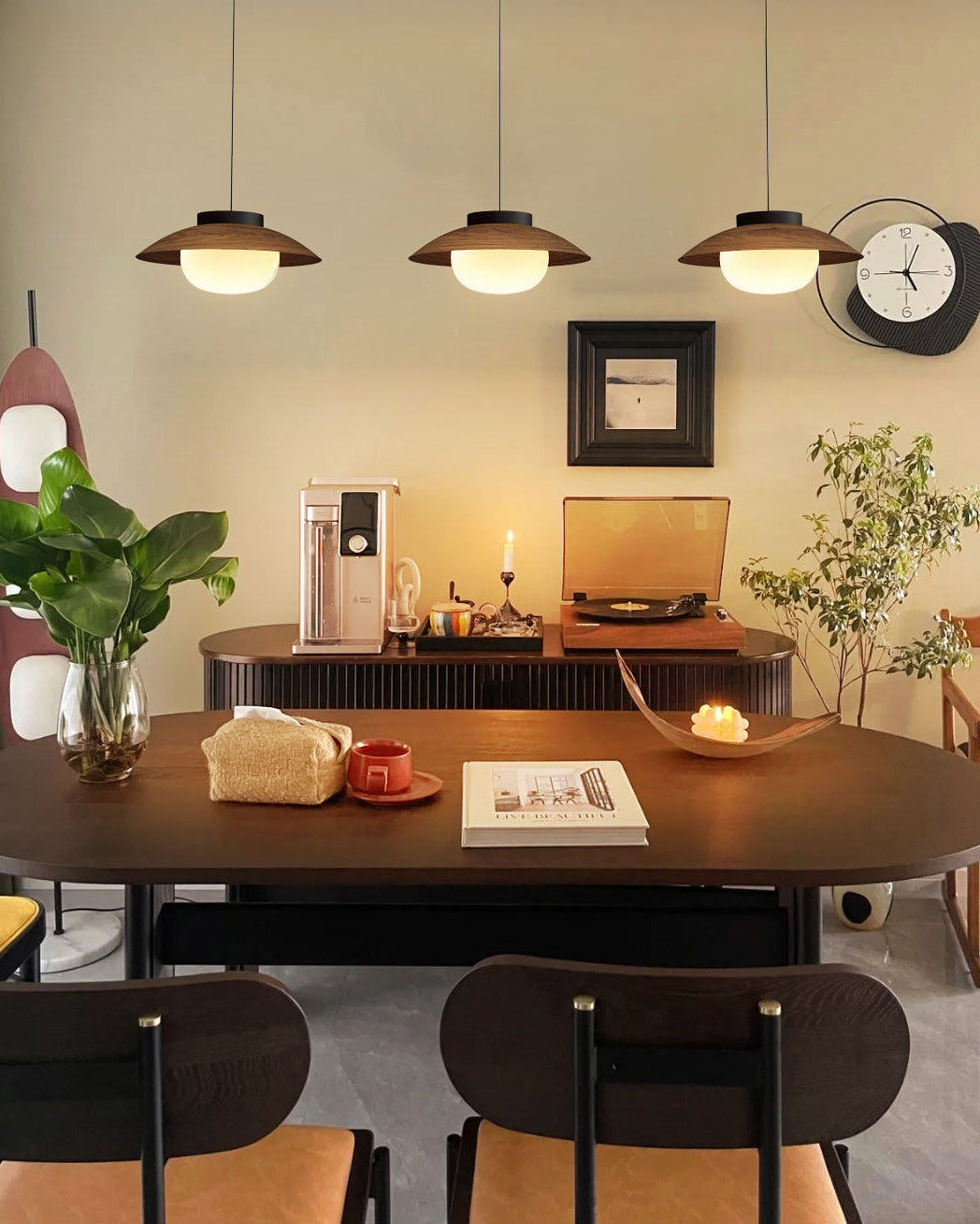 WOMO Linear Multi Globe Glass Pendant Light - WM3135